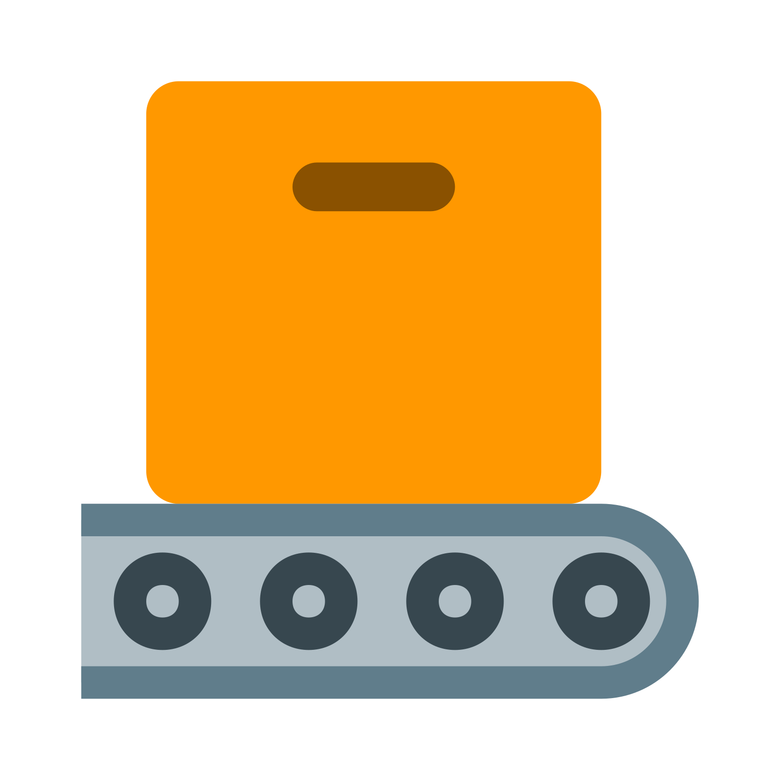 the square after a small gap of space is a long oval with a