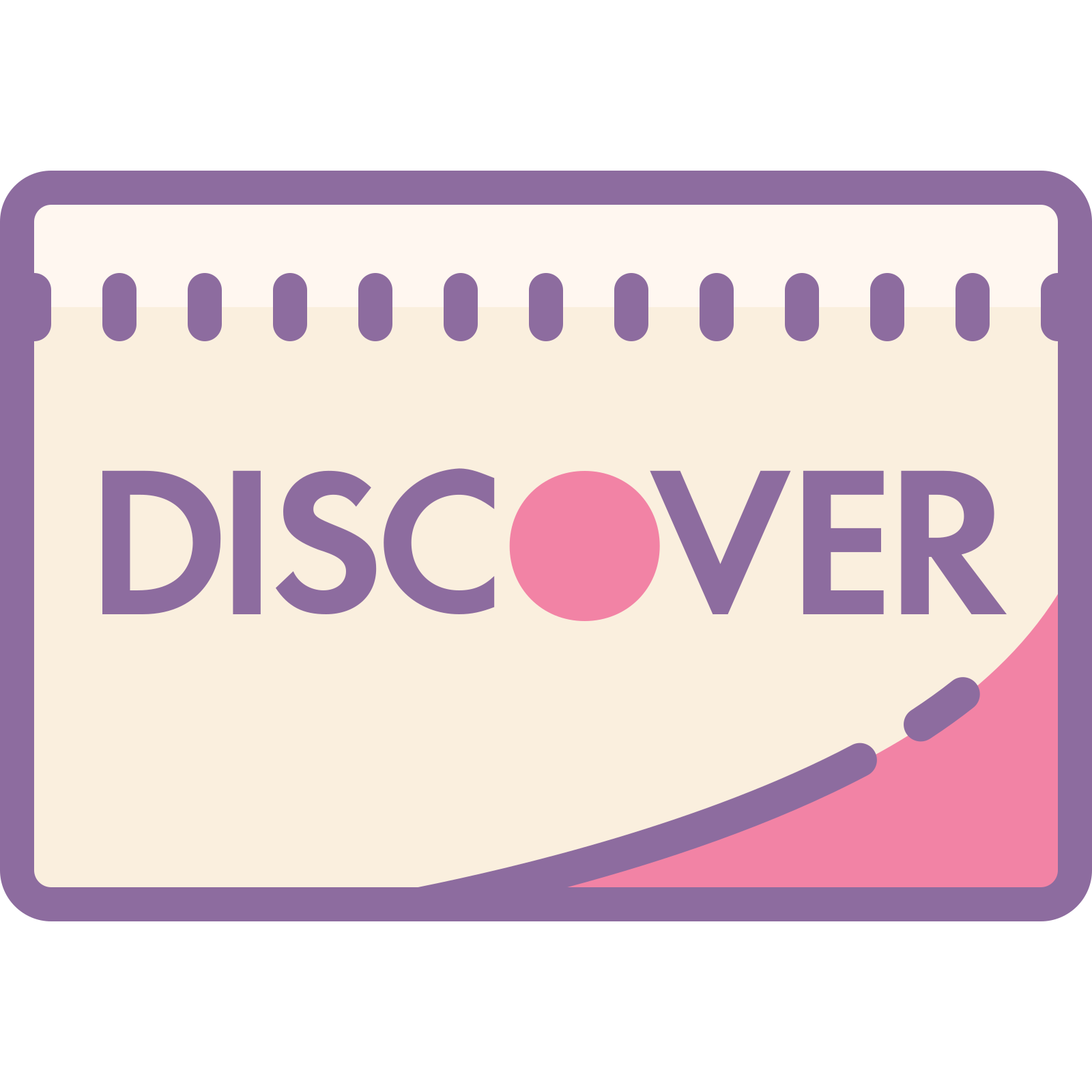 发现icon. this is a square that has rounded corners.