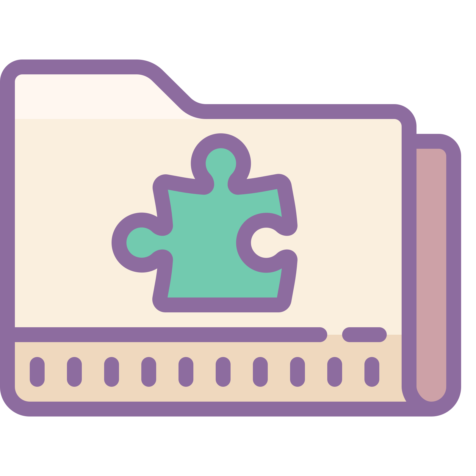 扩展文件夹 icon - free download, png and vector