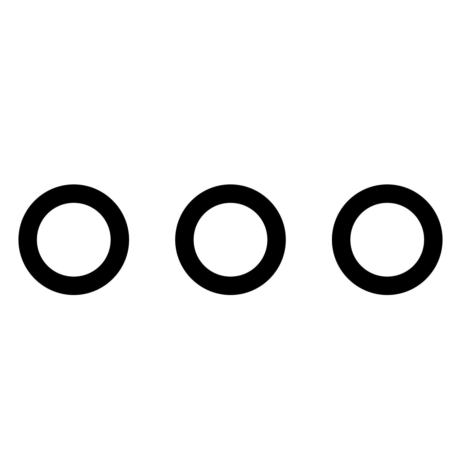 iphone 风格的 省略号 图标