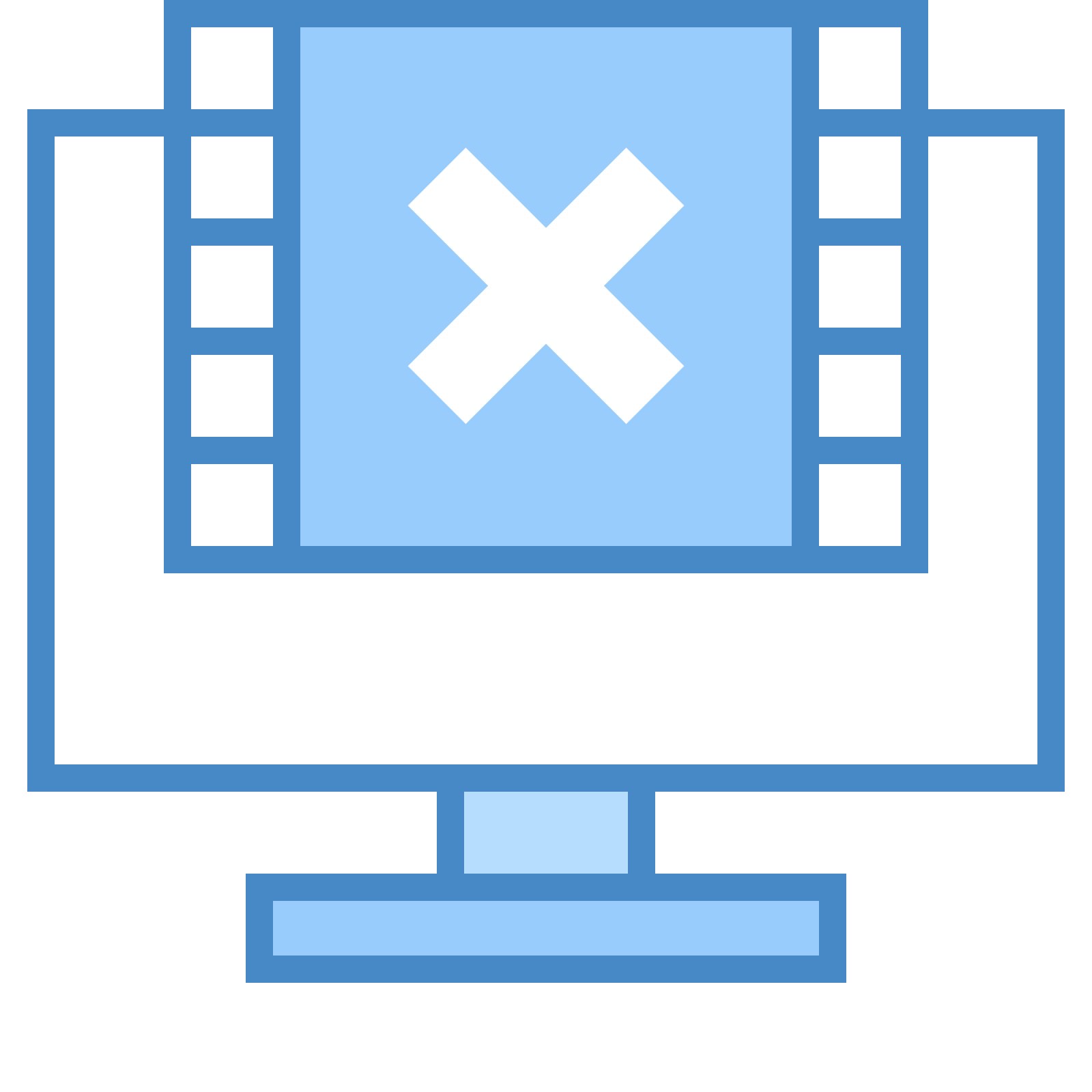 this is a square with an x in the middle of it.