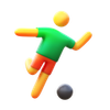 Soccer 3D Icon