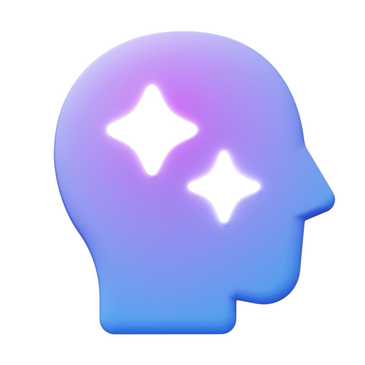 3d fluency style 3d ai agent icon