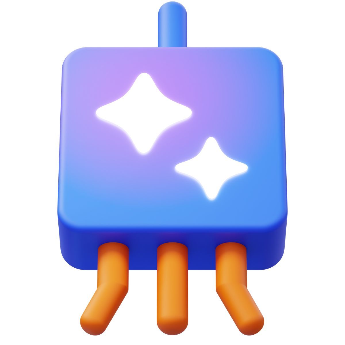 3d fluency style 3d ai component icon