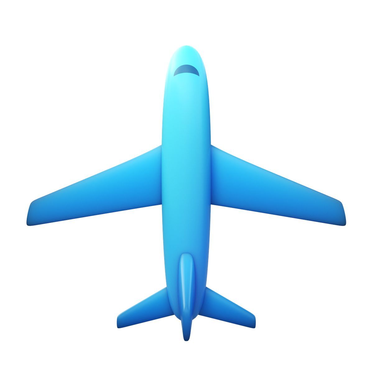 3d fluency style 飞机 icon