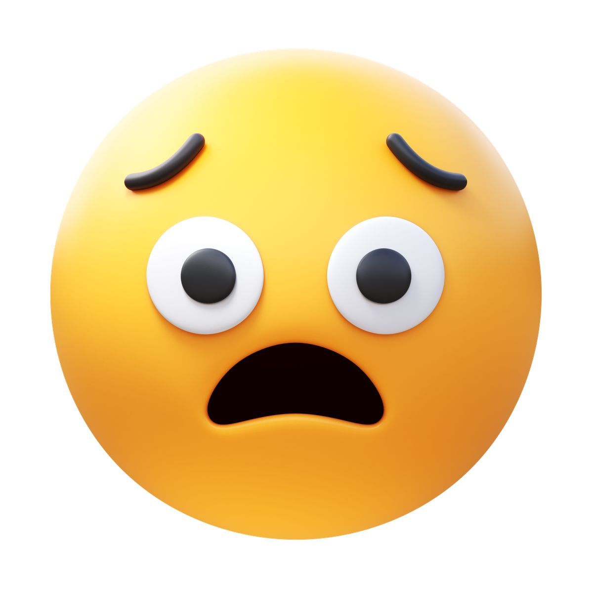 3d fluency style 괴로운 얼굴 icon