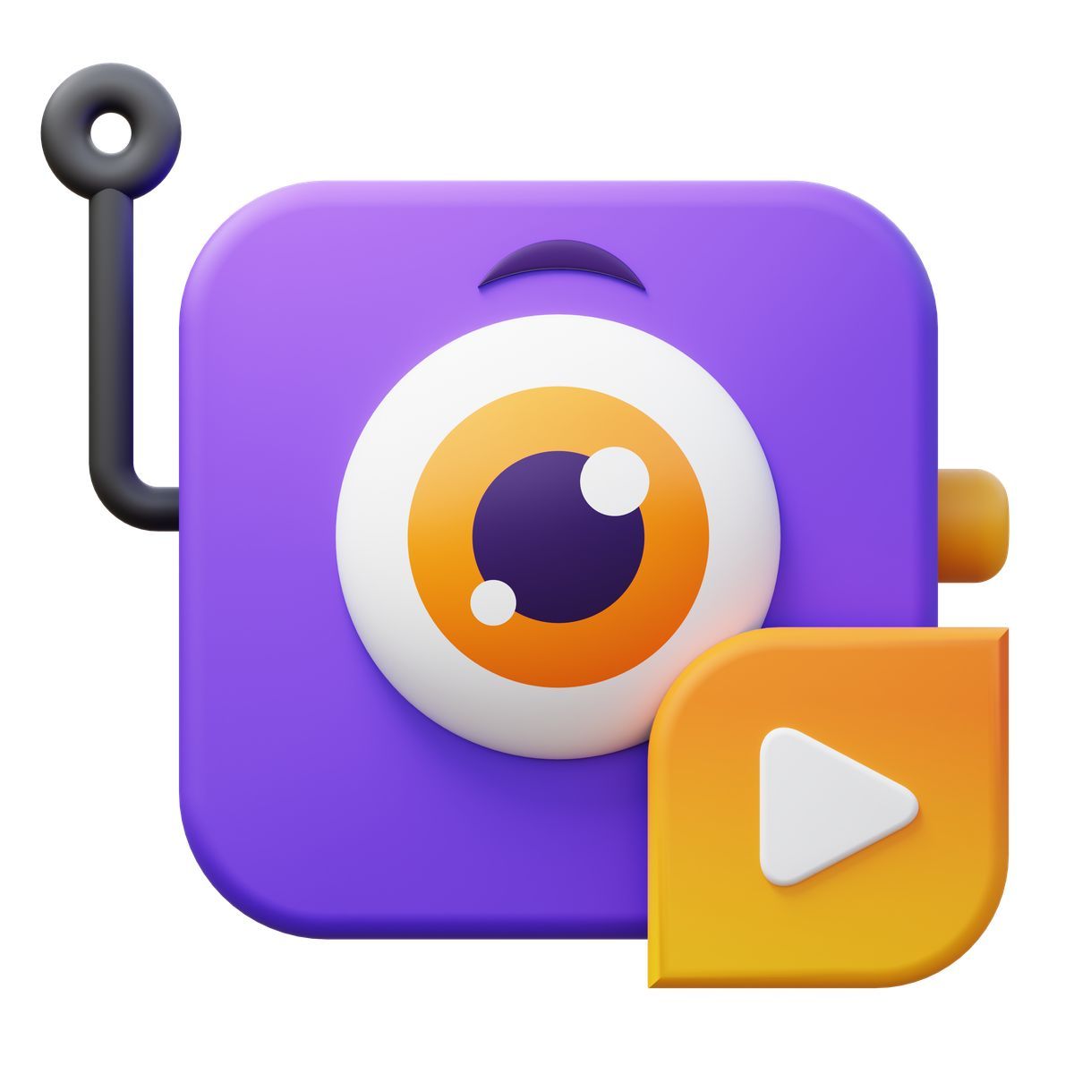 3d fluency 스타일 animaker logo 아이콘
