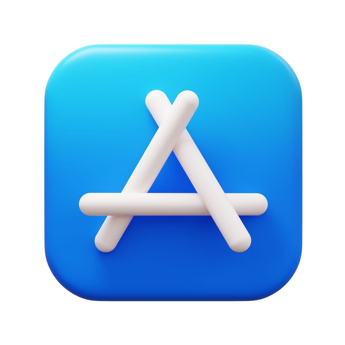 3d fluency style app store ios icon