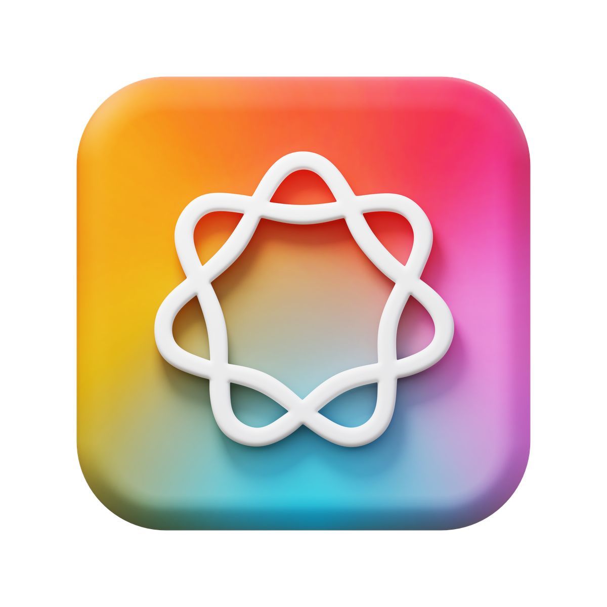 3d fluency style apple intelligence icon