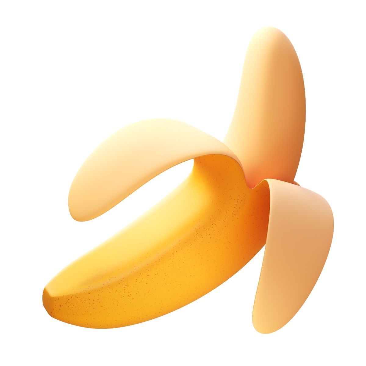 3d fluency style 바나나 icon