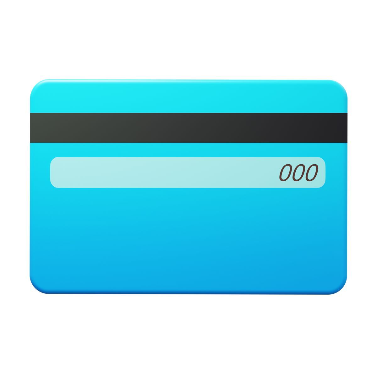 3d fluency style magnetic card icon