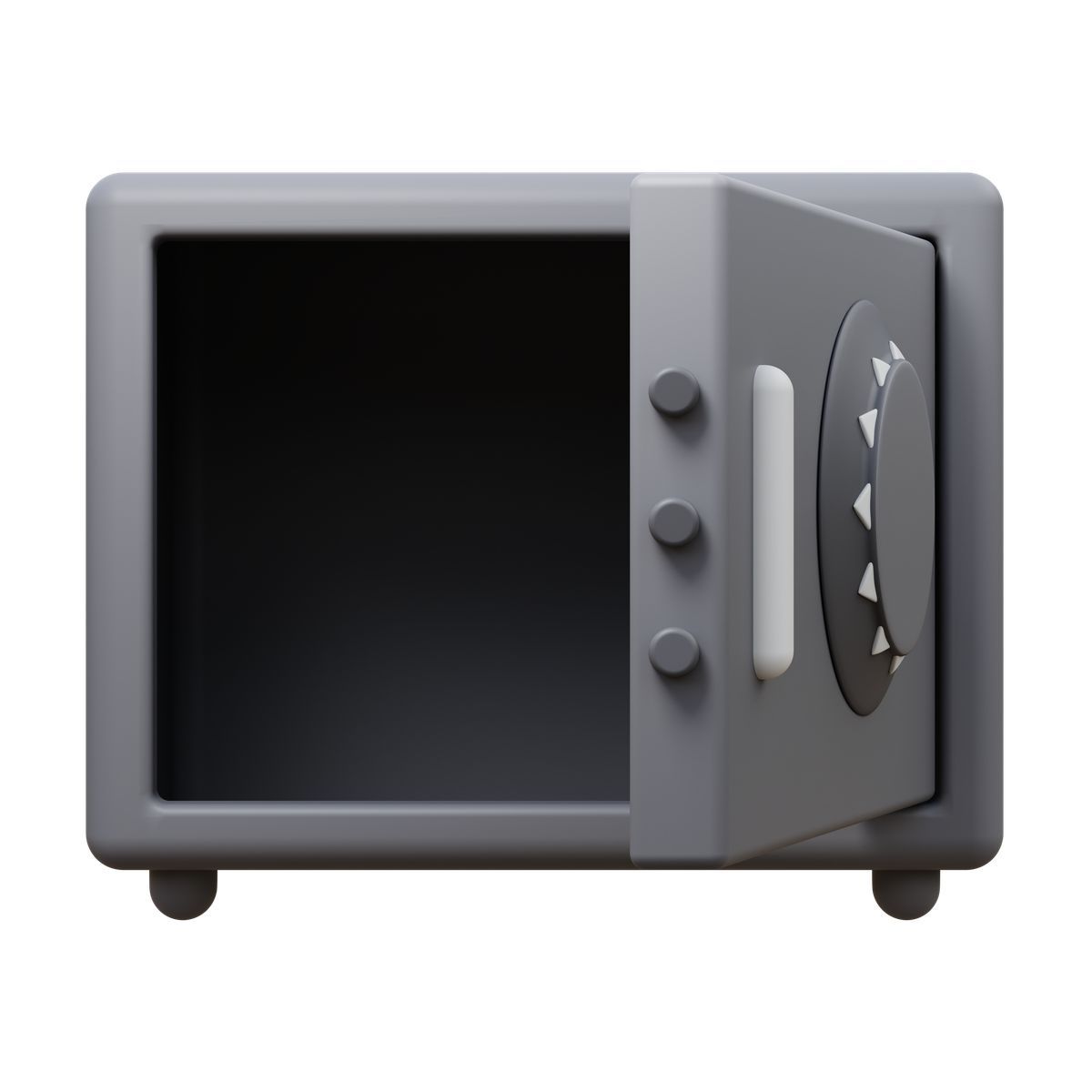 3d fluency style coffre fort bancaire icon