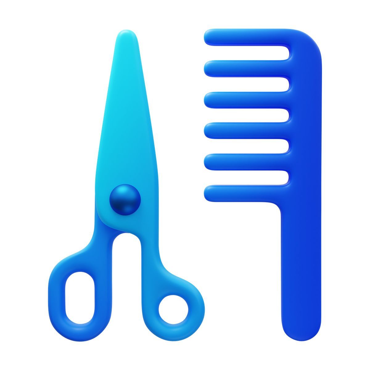 3d fluency style barbershop icon