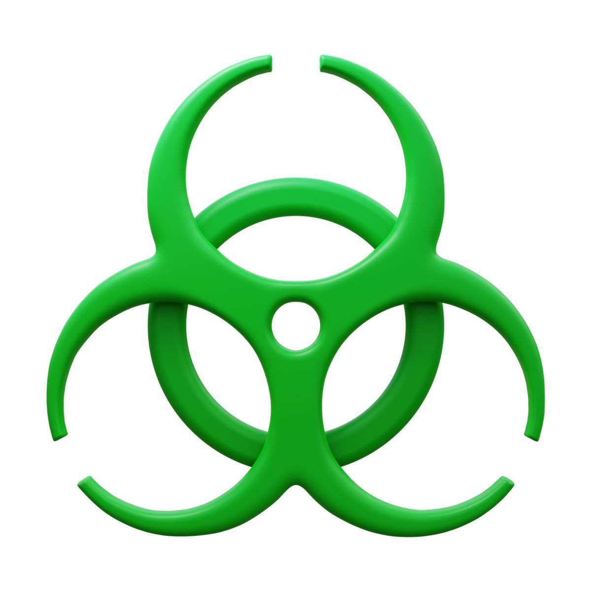 3d fluency style 生物危害 icon