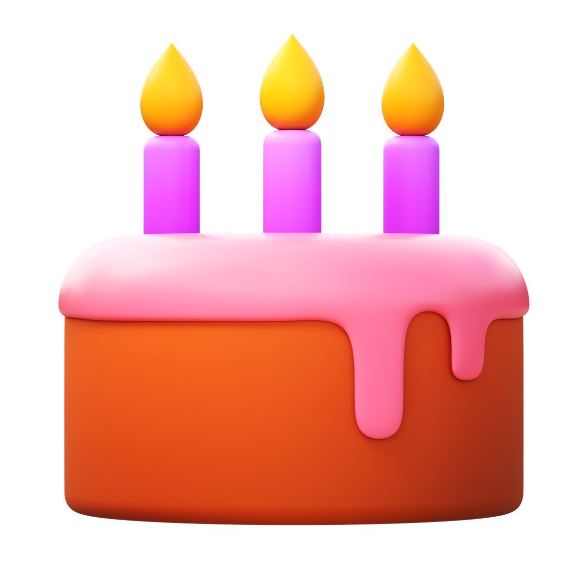 3d fluency style aniversário icon