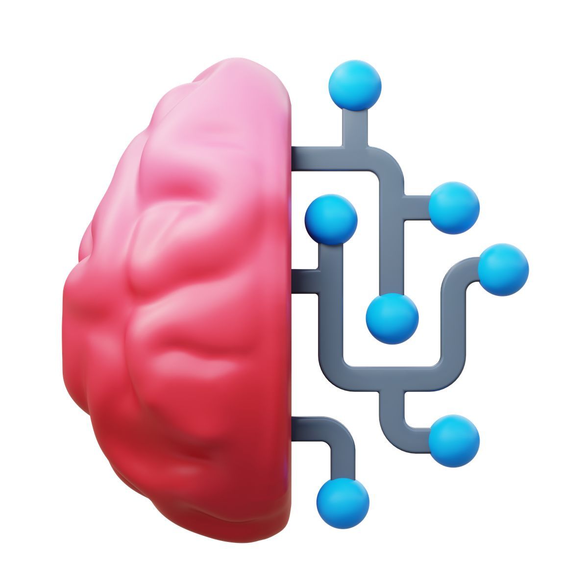 3d fluency style brain icon