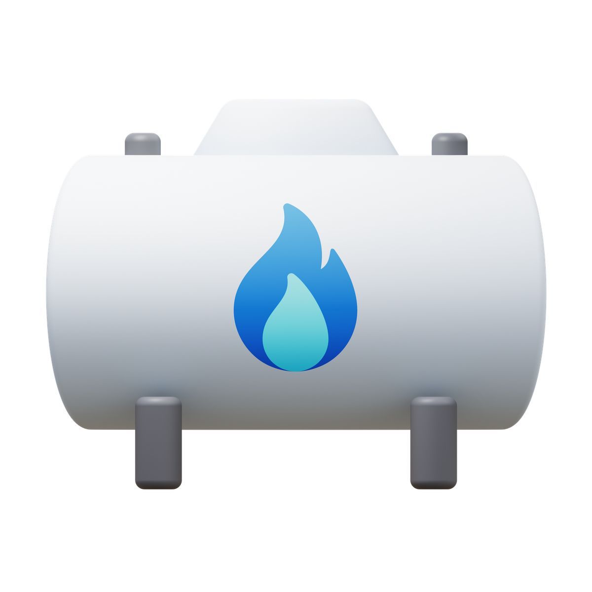 3d fluency style bulk gas tanker icon