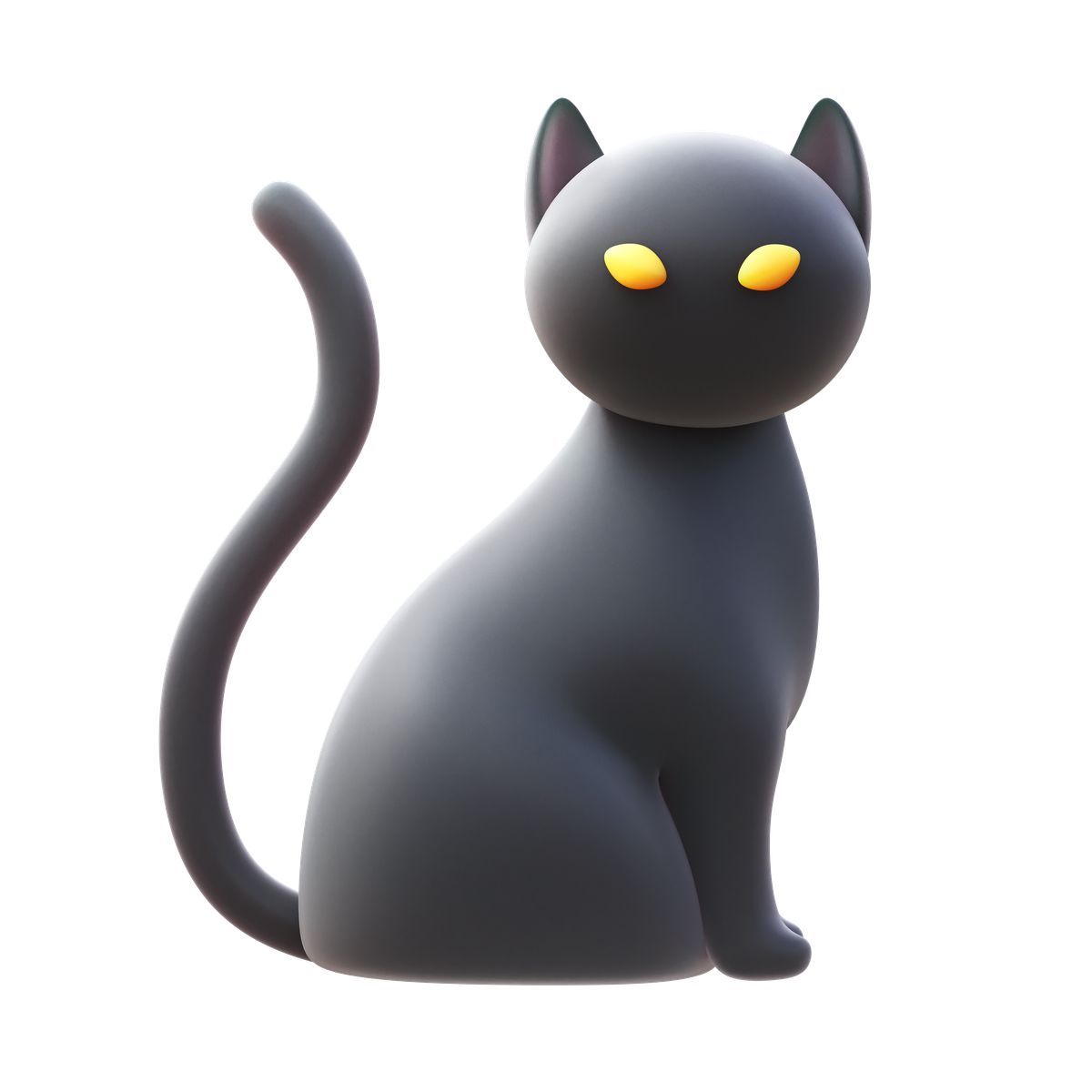 3d fluency style katze icon