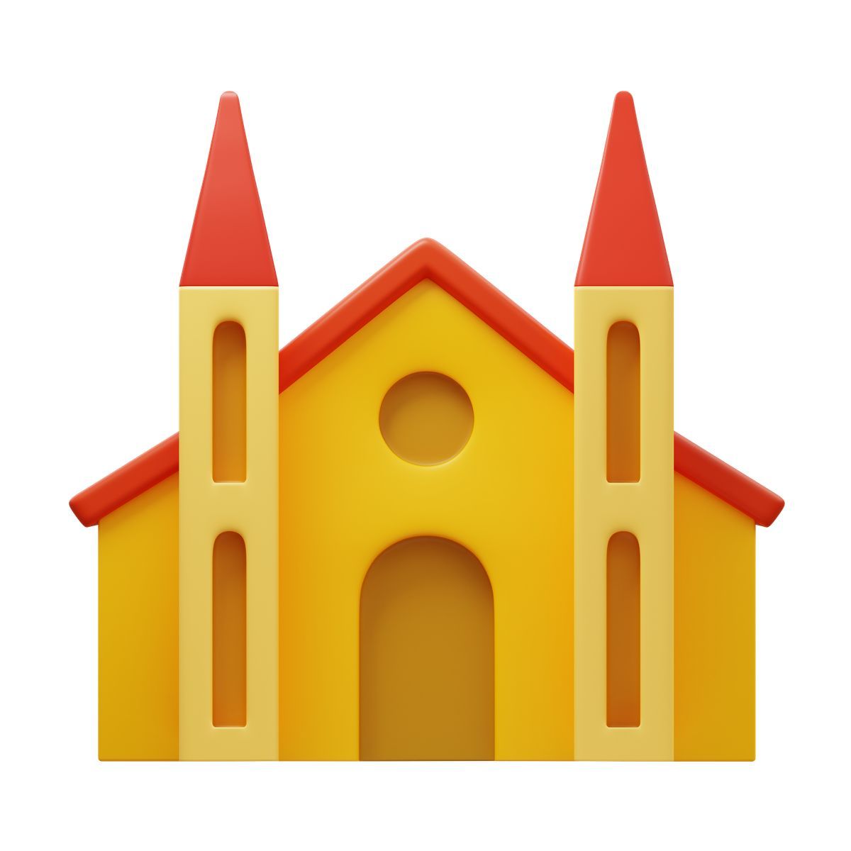 3d fluency style 大教堂 icon