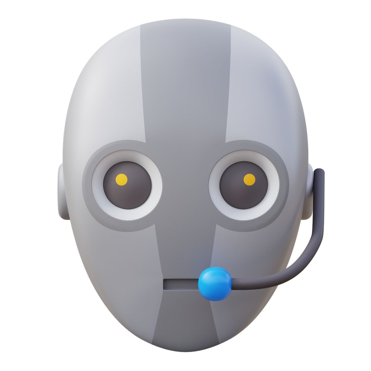 3d fluency style chatbot icon