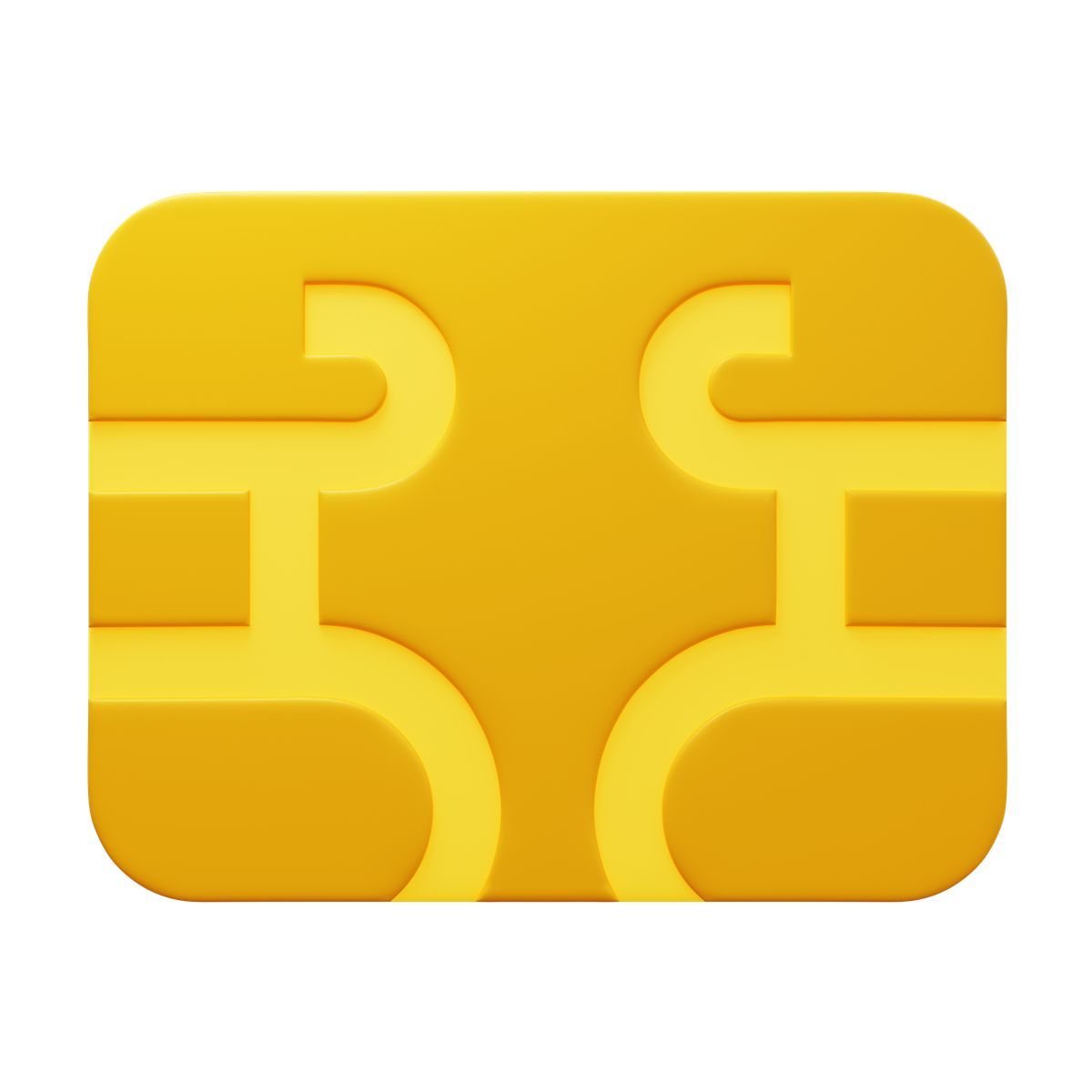 3d fluency style chip card icon