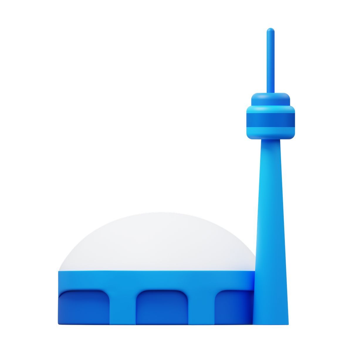 3d fluency style cn turm icon