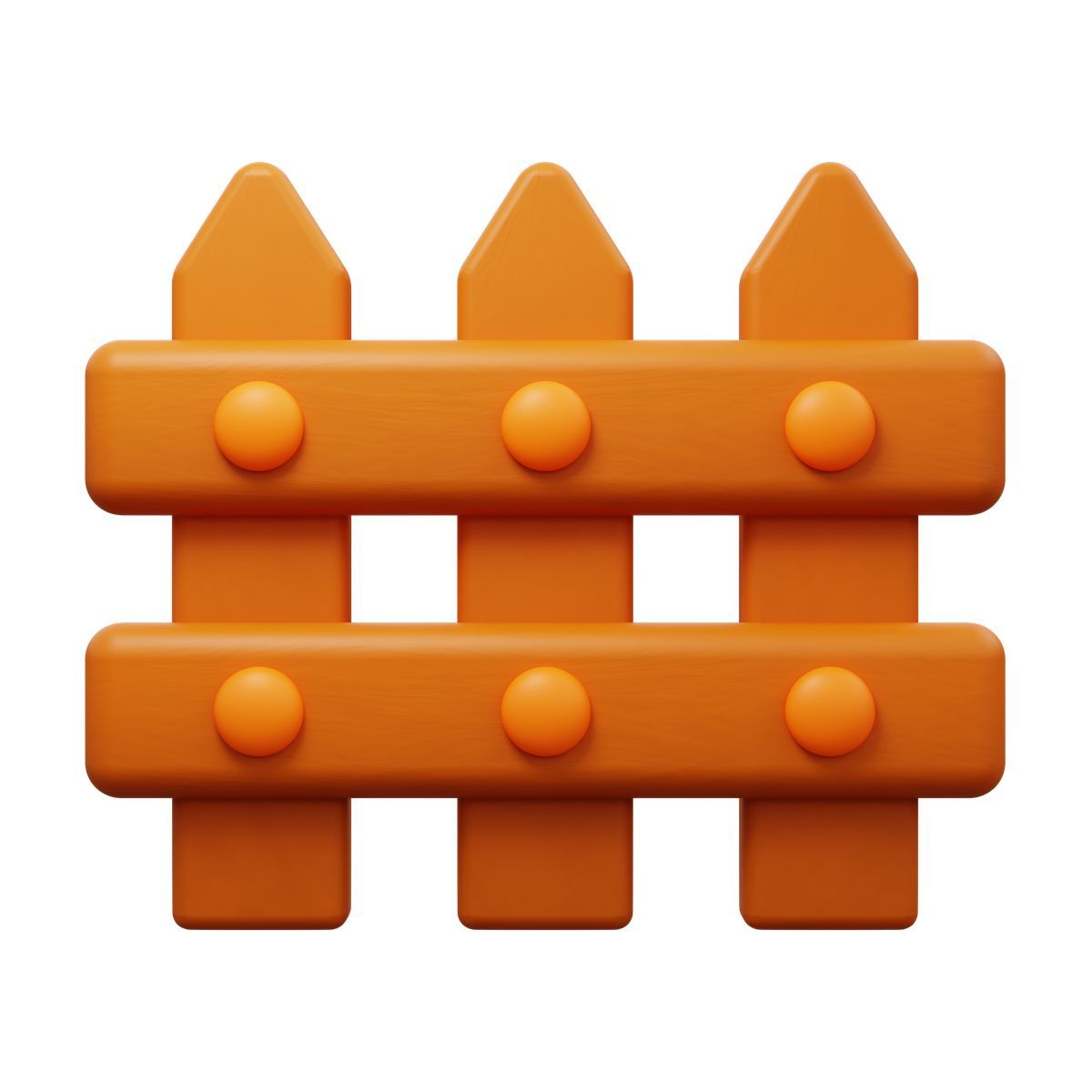 3d fluency style fence icon