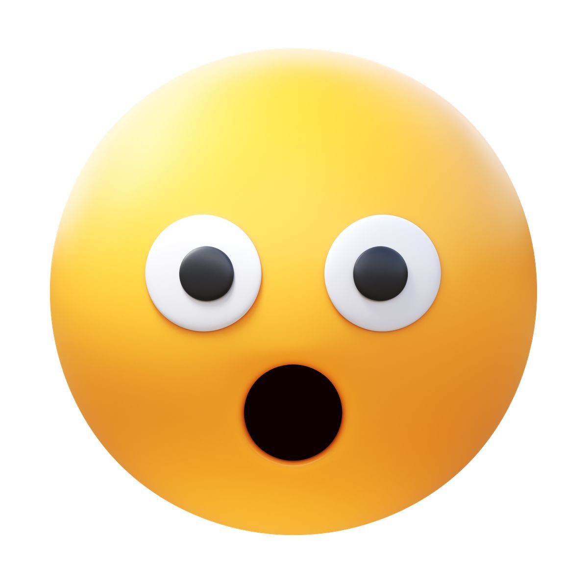 3d fluency style face with open mouth icon