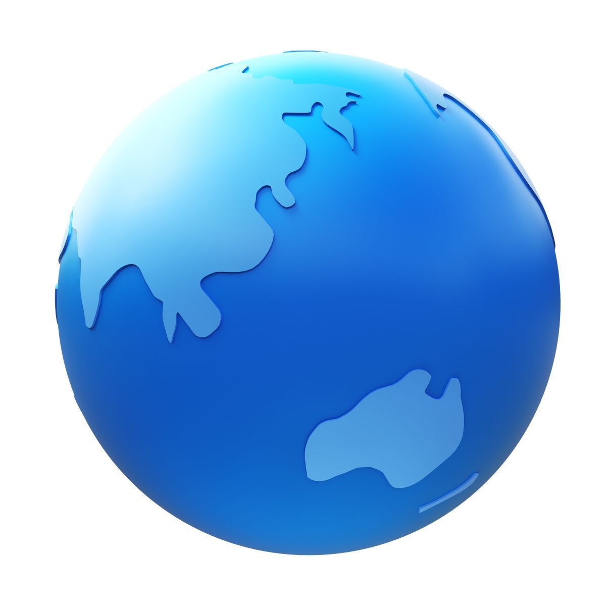 3d fluency style asia icon