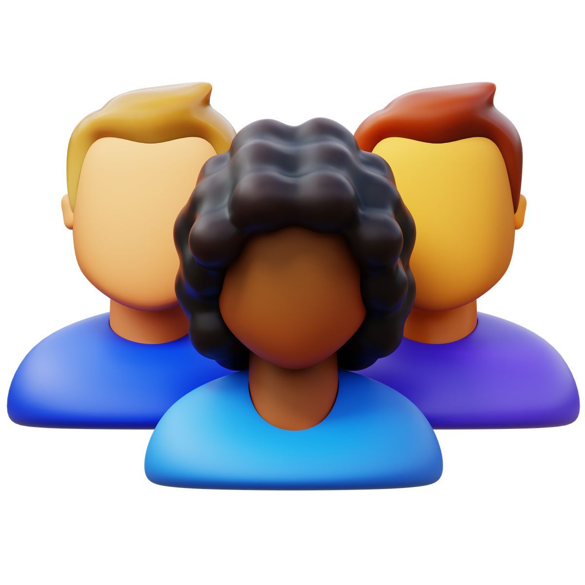 icono group 3d fluency estilo