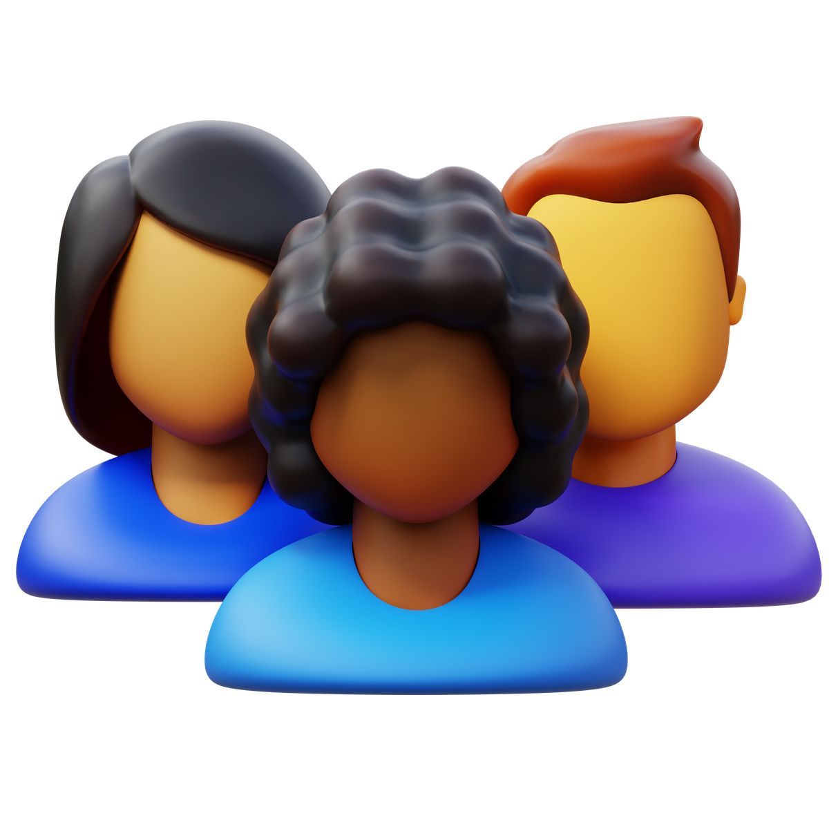 icono group 3d fluency estilo