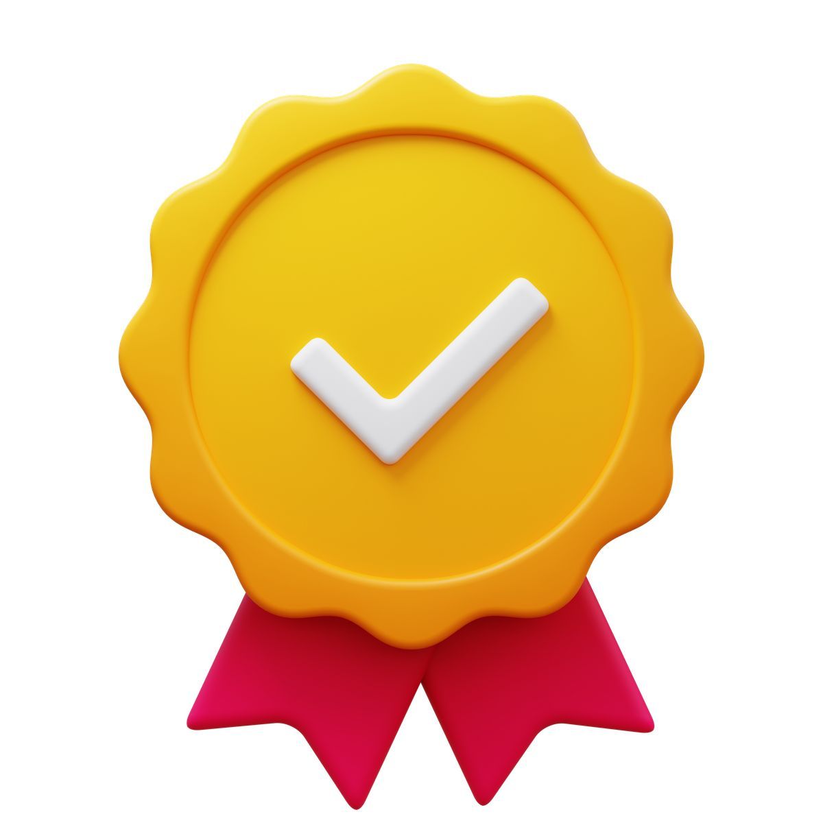 3d fluency style guarantee icon