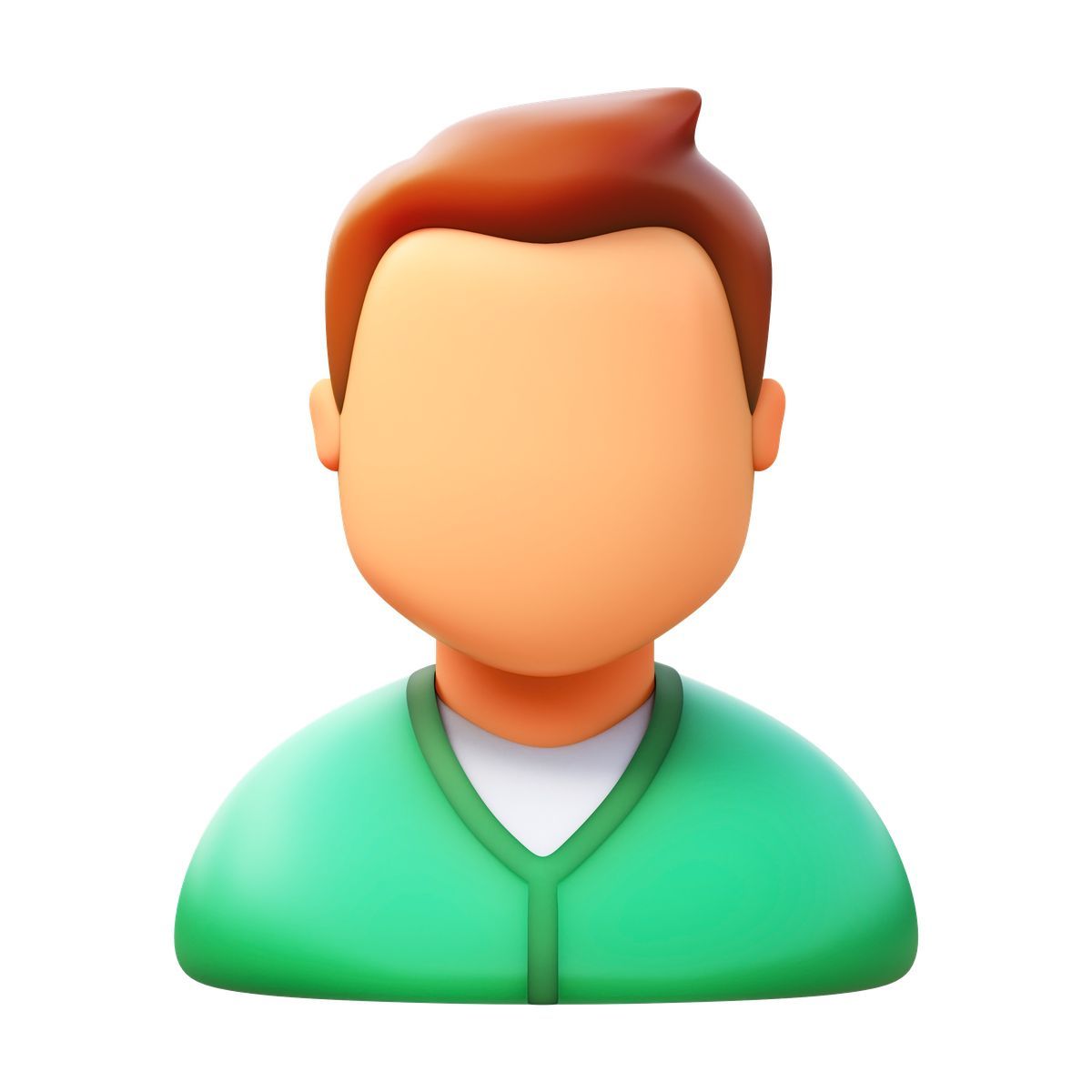 3d fluency style ospite maschio icon