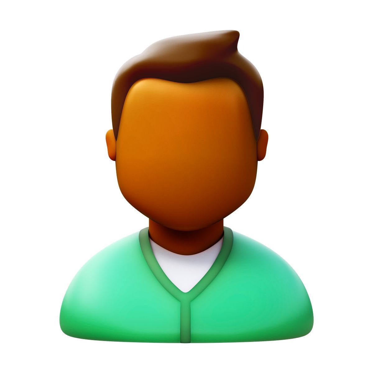 3d fluency style 男性客人 icon