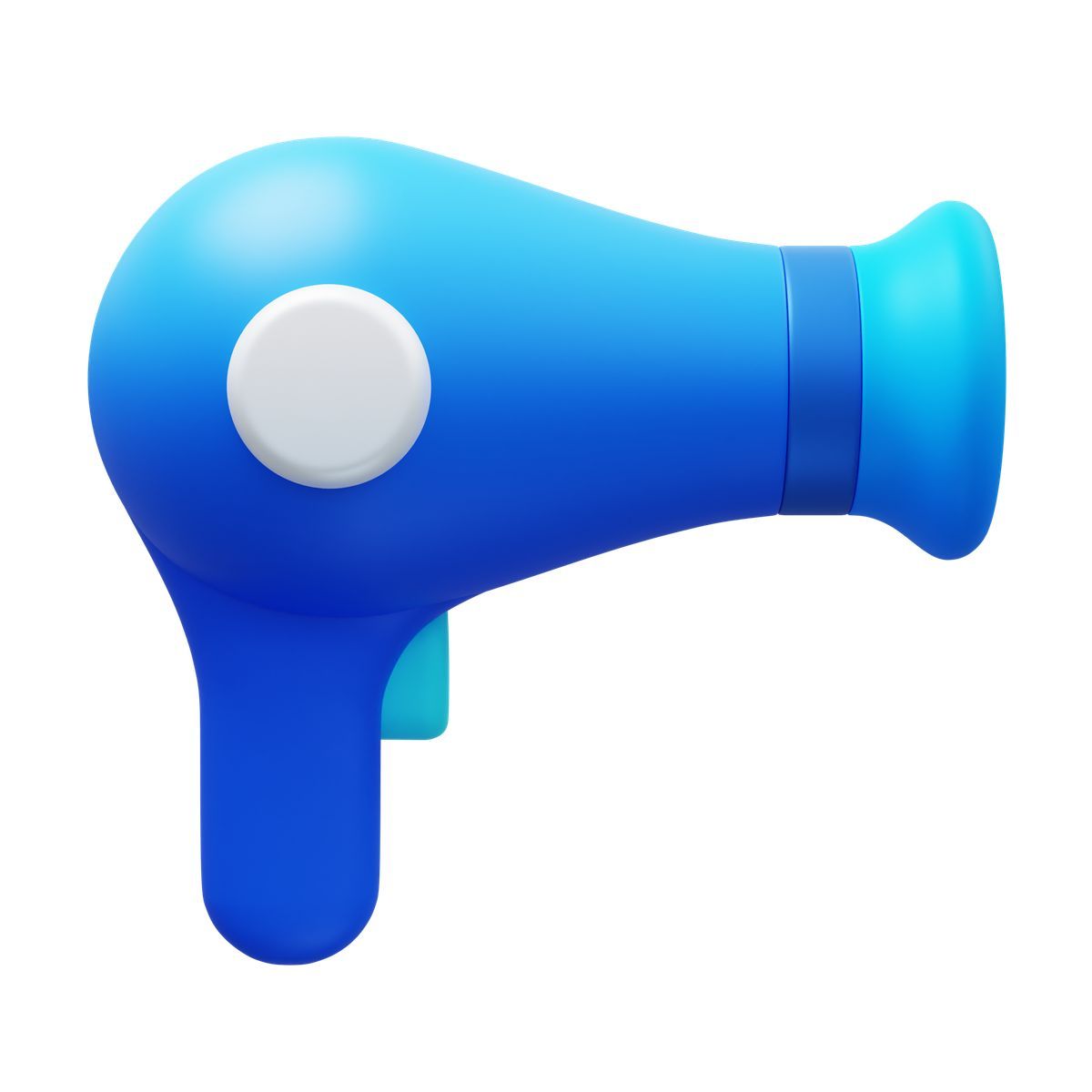 3d fluency style hair dryer icon