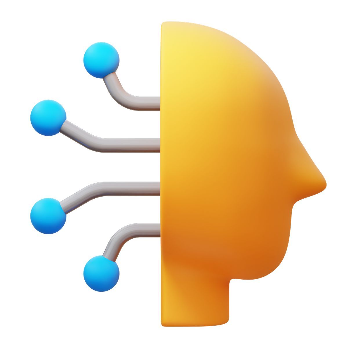 3d fluency Stil intelligente person Icon