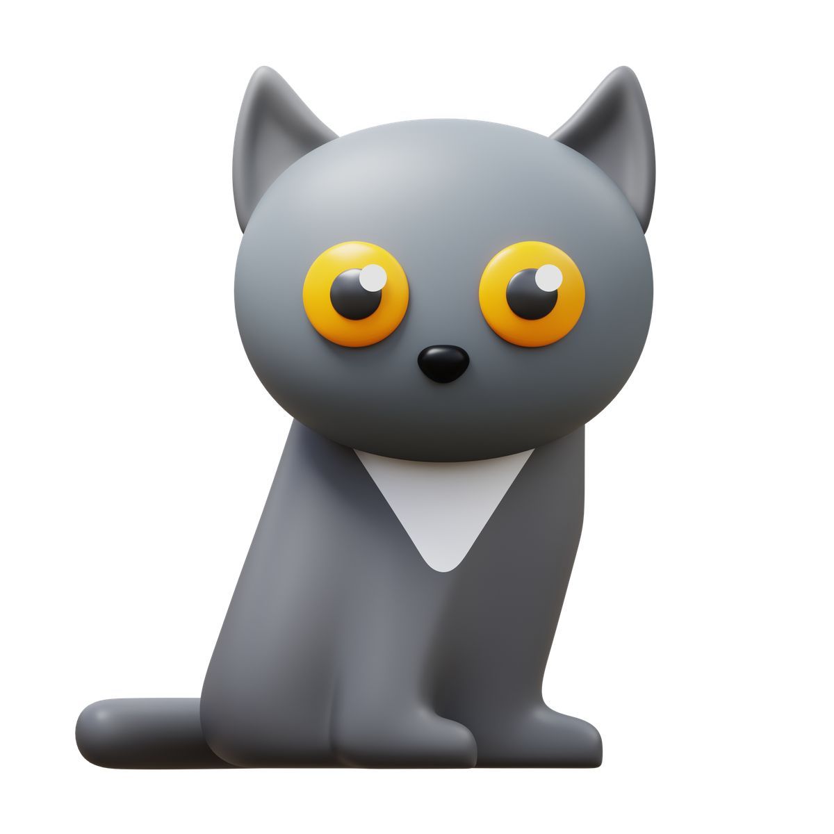 3d fluency style kitty icon