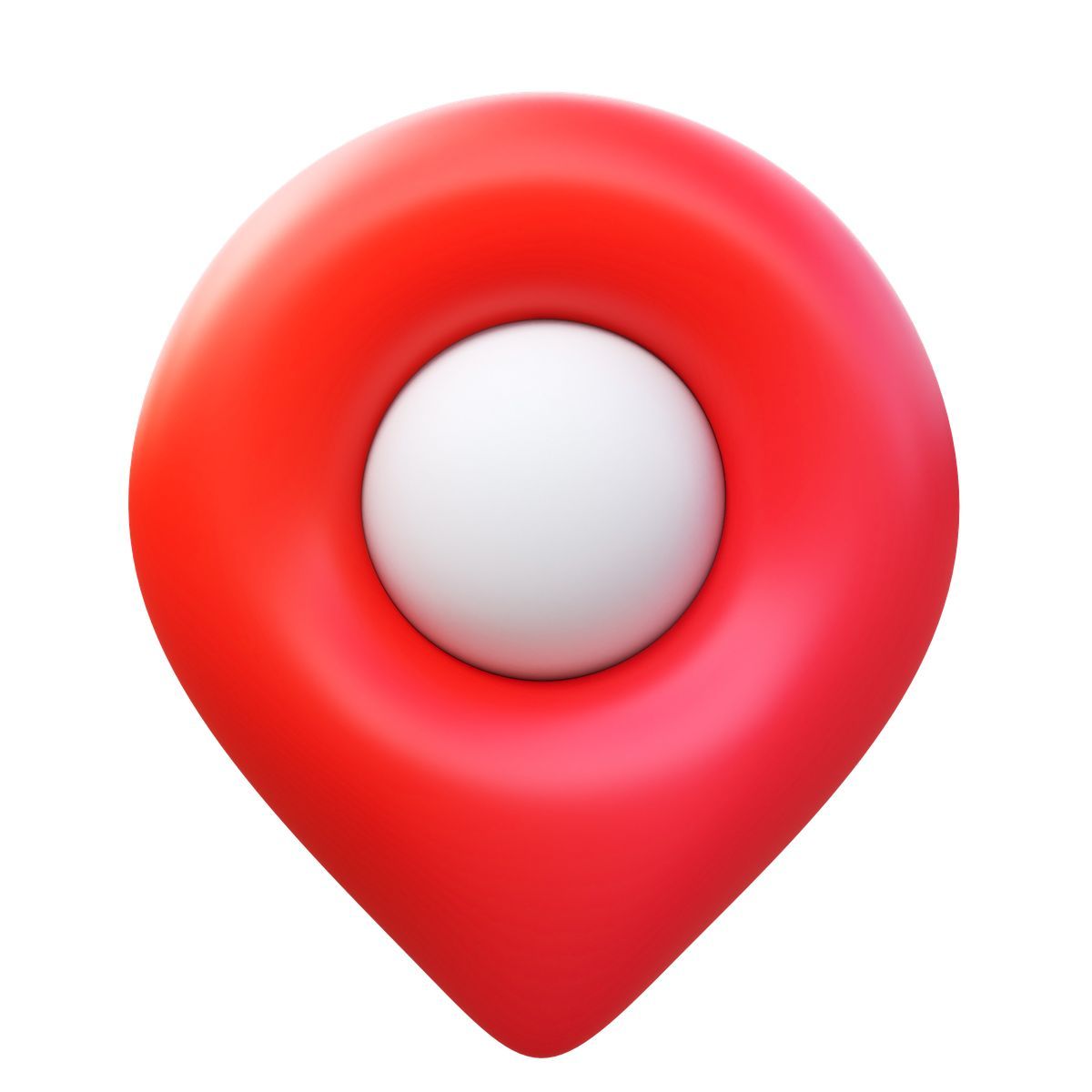3d fluency style location icon