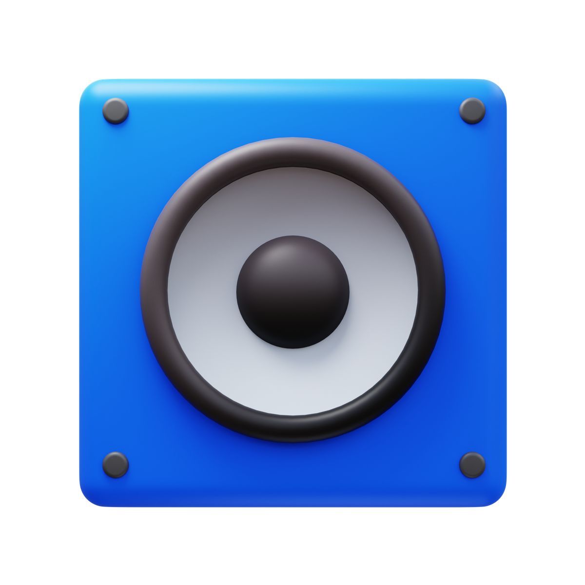 3d fluency style alto falante icon