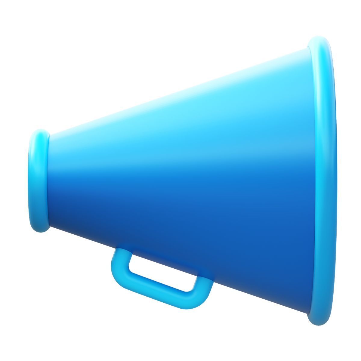 3d fluency style megaphone icon