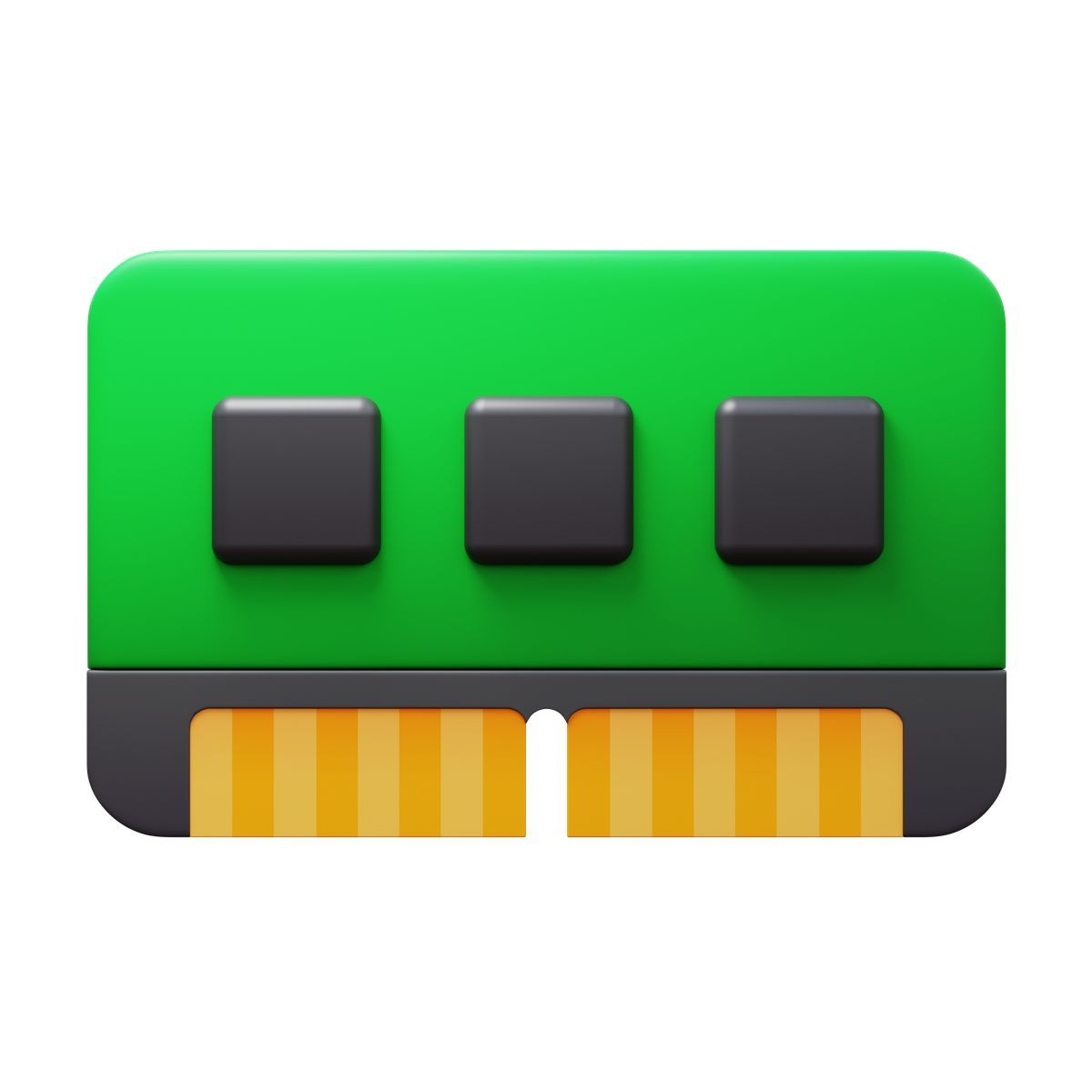 3d fluency style 内存插槽 icon