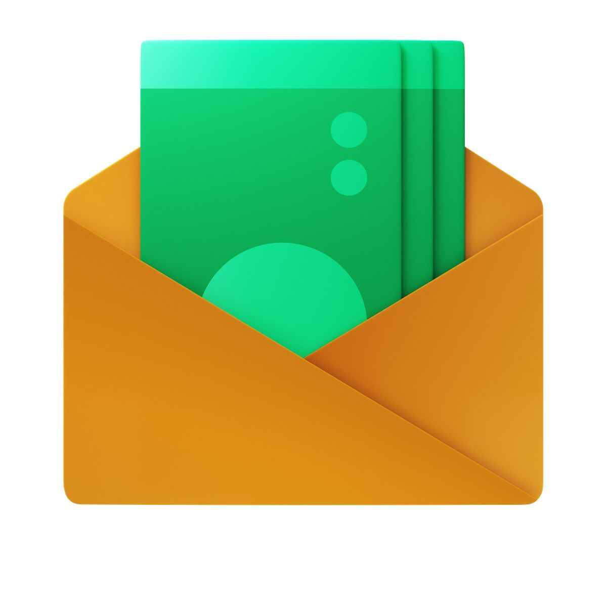 3d fluency style überweisung icon