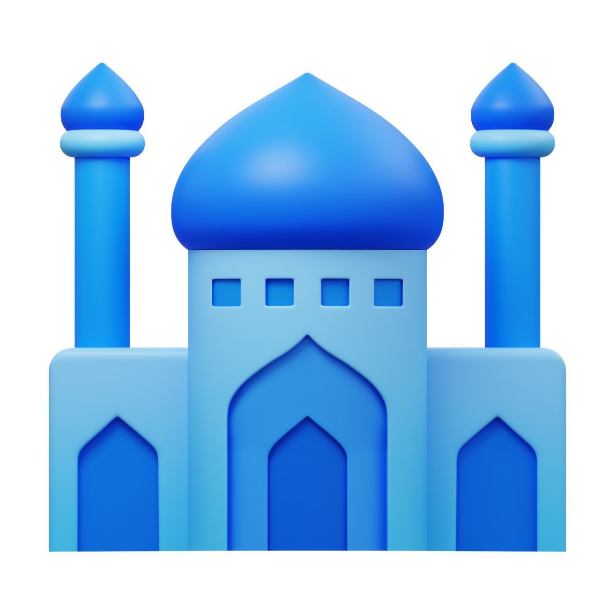 3d fluency style tempel icon