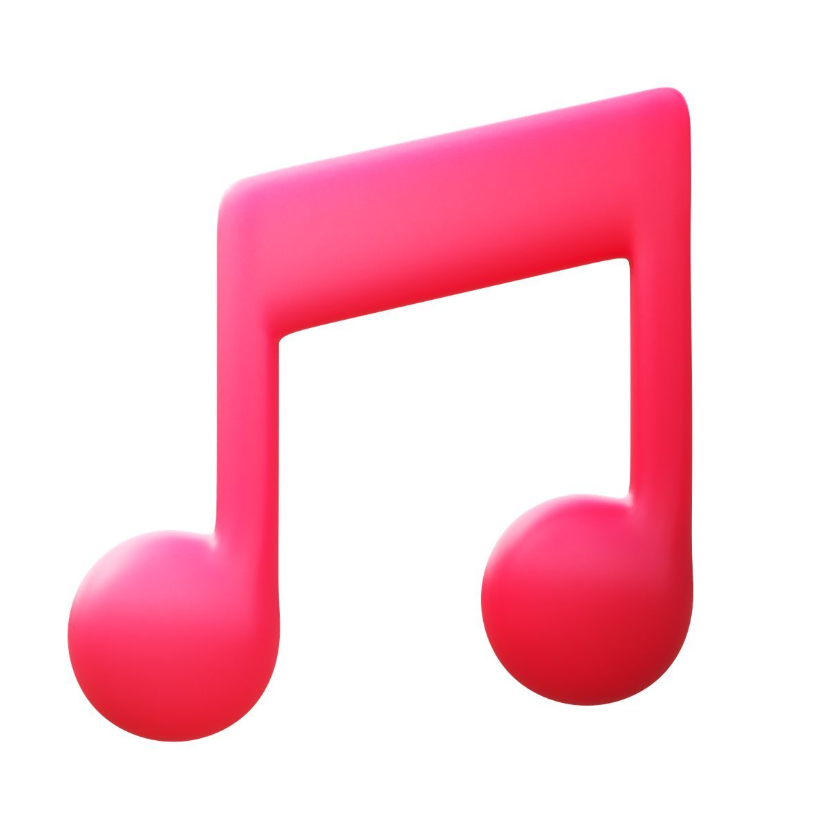 3d fluency style 音符 icon