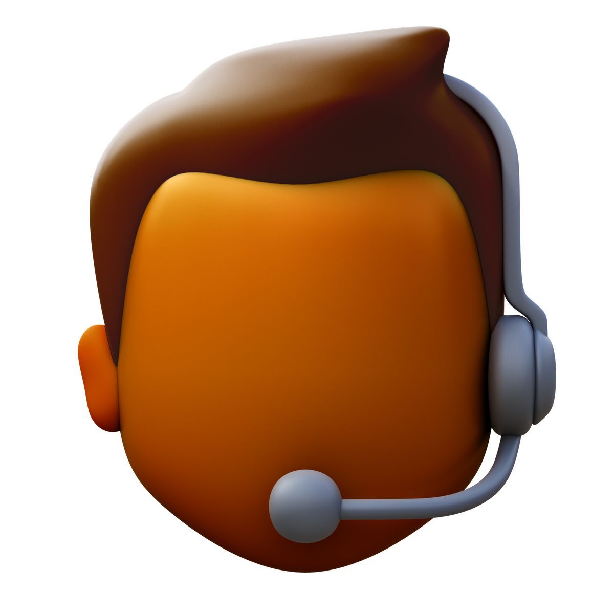 3d fluency style soporte en línea icon