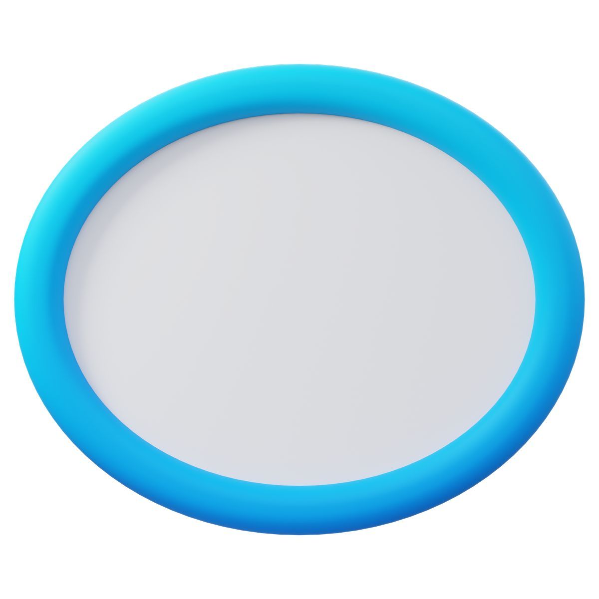 3d fluency style oval icon