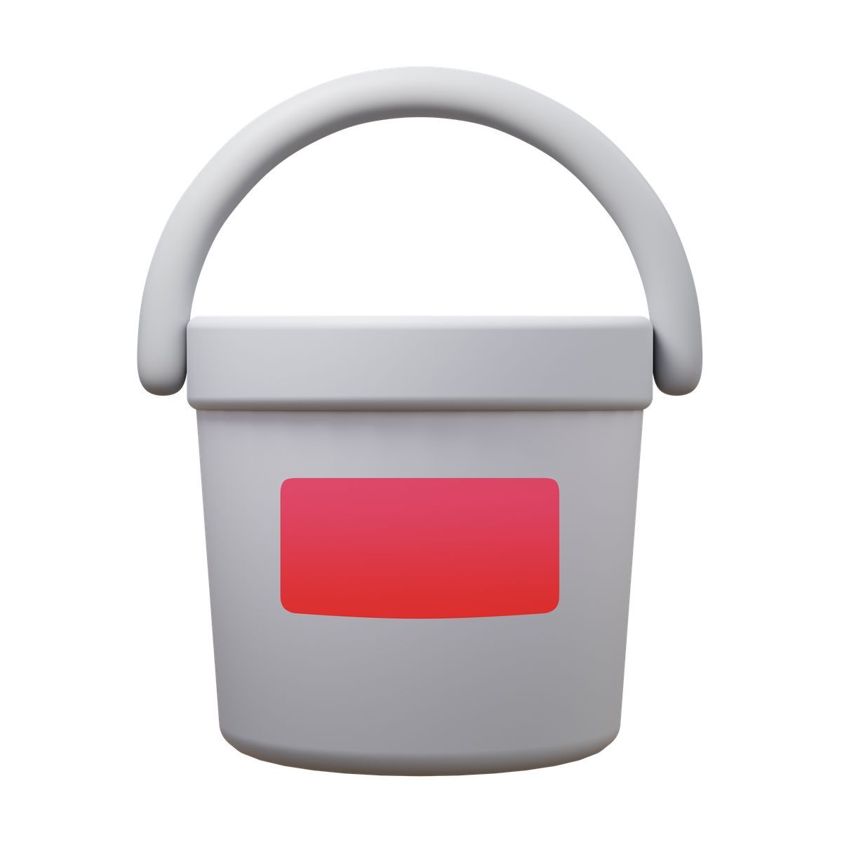 3d fluency style 라벨로 페인트 통 icon