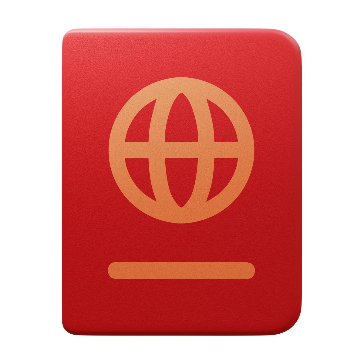 3d fluency style 여권 icon