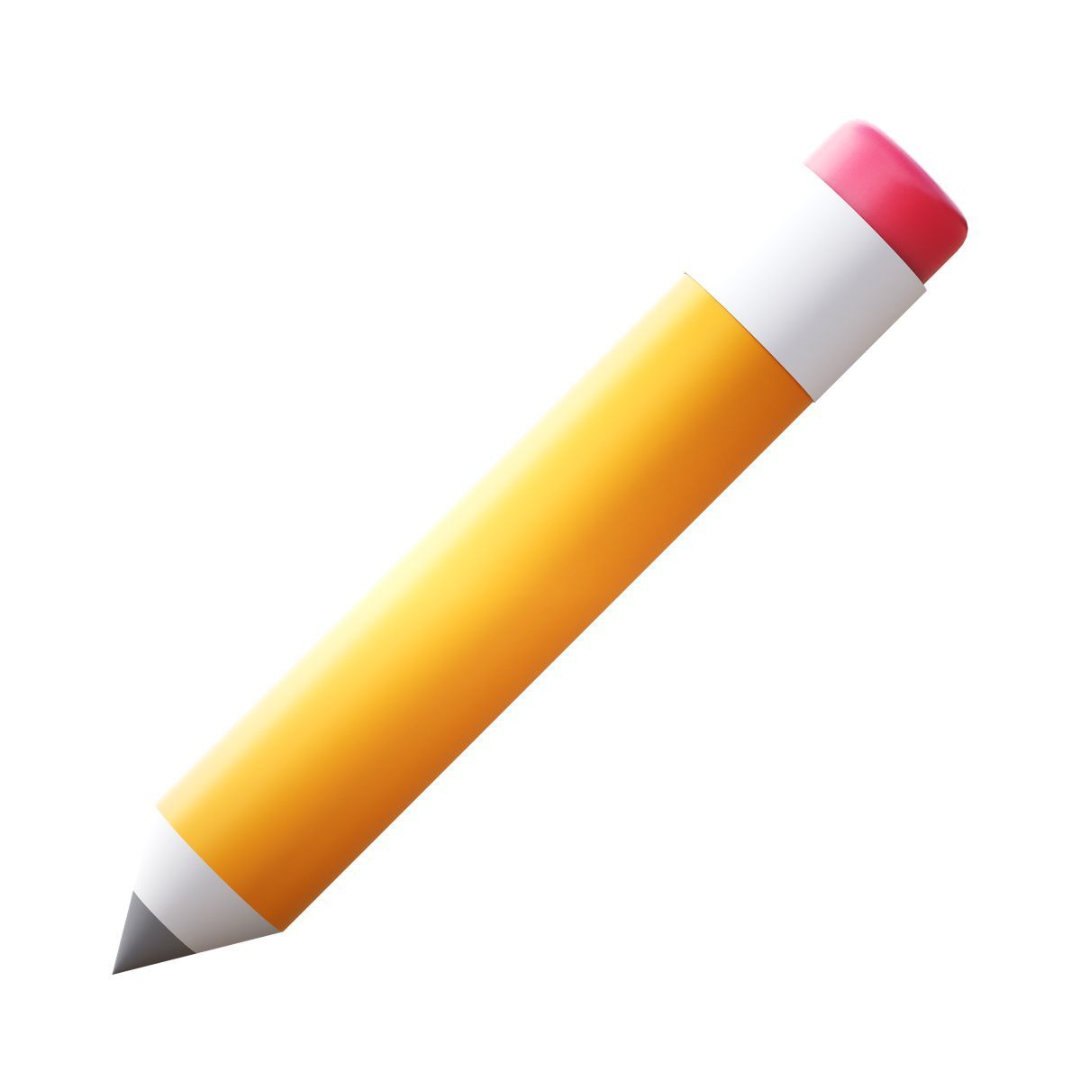 3d fluency style matita icon