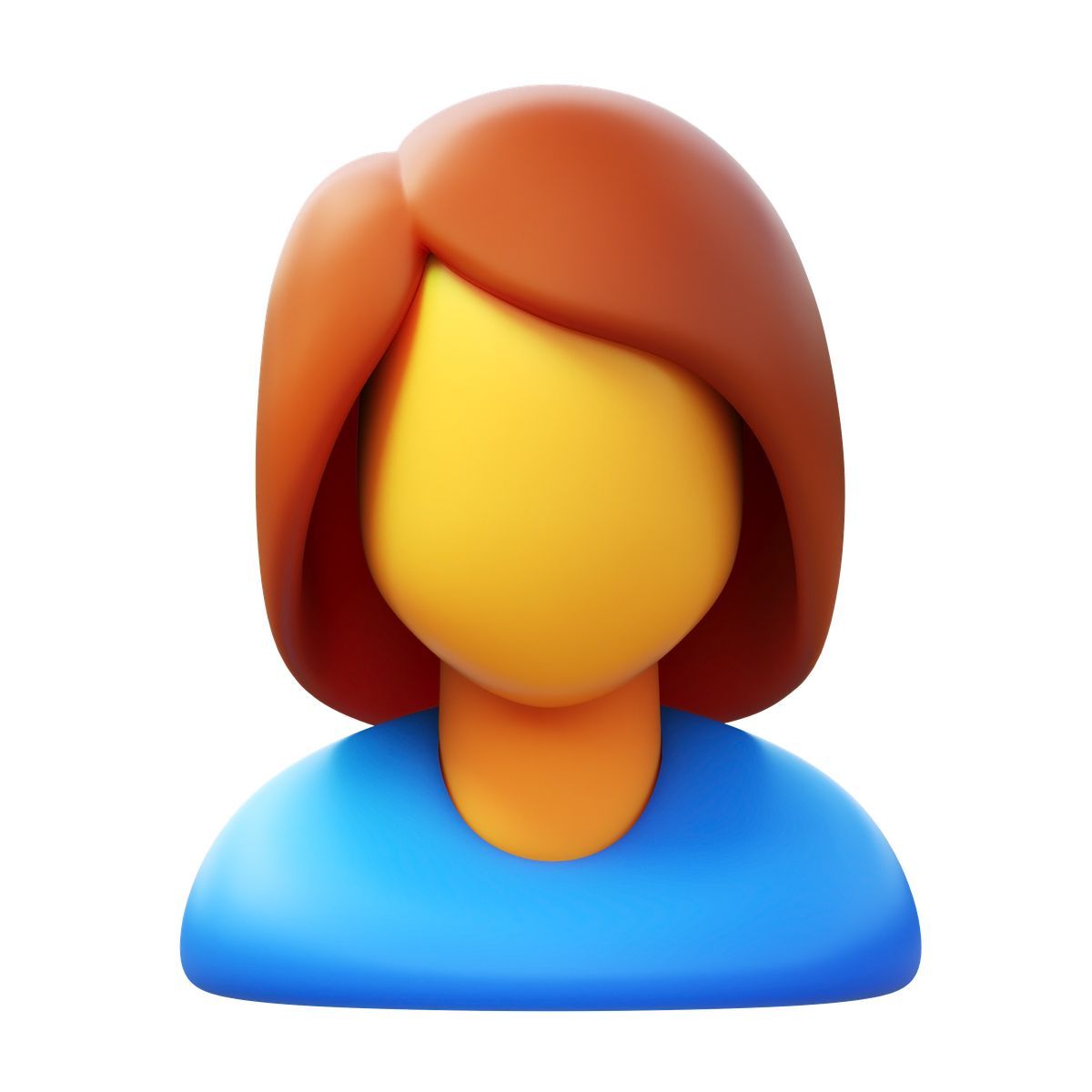 3d fluency style 女性 icon